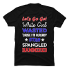 star spangled hammered shirts